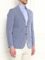 Пиджак из хлопка с узором "полоска" Corneliani ID  –  Модель Верх-Низ