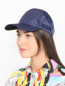 Однотонная кепка с логотипом Marina Rinaldi  –  МодельОбщийВид