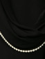 Трикотажное платье-миди с драпировкой, декорированное бусинами Jean Paul Gaultier  –  Деталь1