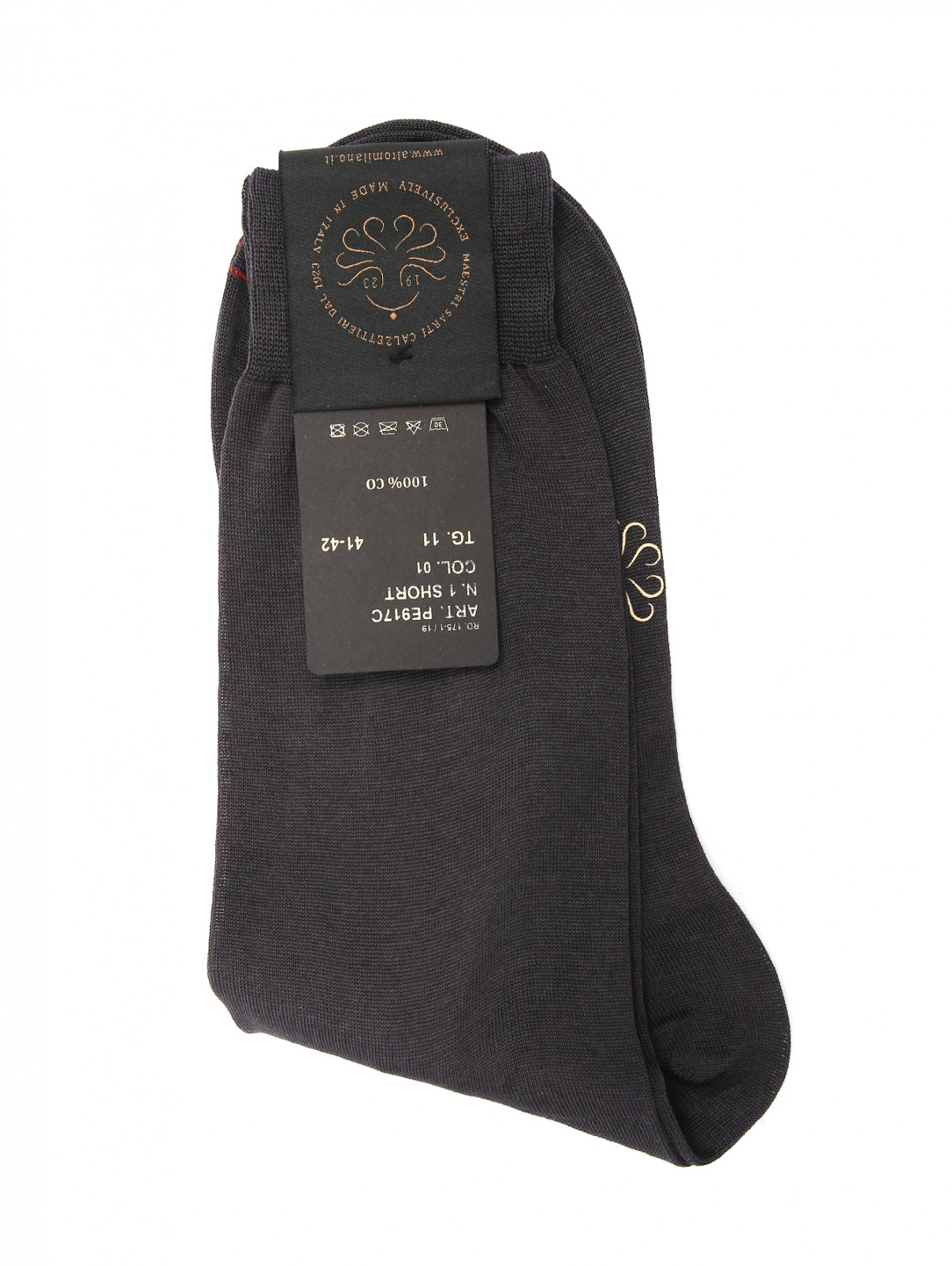 Носки из хлопка Peekaboo  –  Общий вид  – Цвет:  Серый