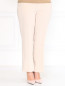 Прямые брюки на резинке с боковыми карманами Marina Rinaldi  –  Модель Верх-Низ