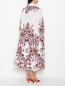 Платье из хлопка с цветочным узором Marina Rinaldi  –  МодельВерхНиз1