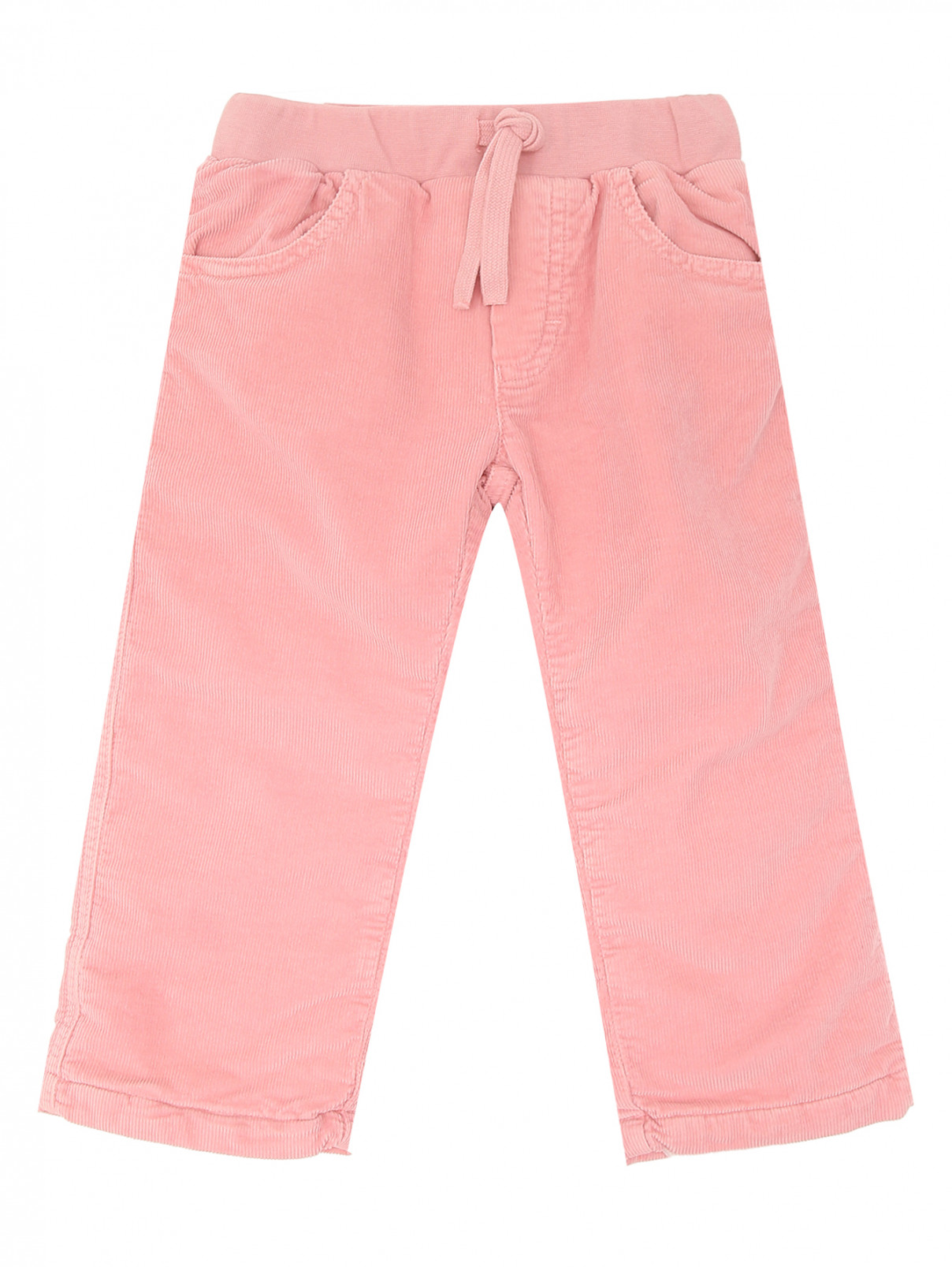 Утепленные хлопковые брюки Il Gufo  –  Общий вид  – Цвет:  Розовый