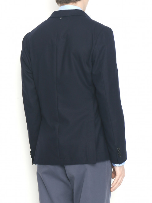 Пиджак из смешанной шерсти с карманами - МодельВерхНиз2