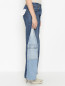 Комбинированные джинсы с карманами Ombra  –  МодельВерхНиз2