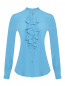 Блуза из смешанного шелка с жабо Moschino Boutique  –  Общий вид