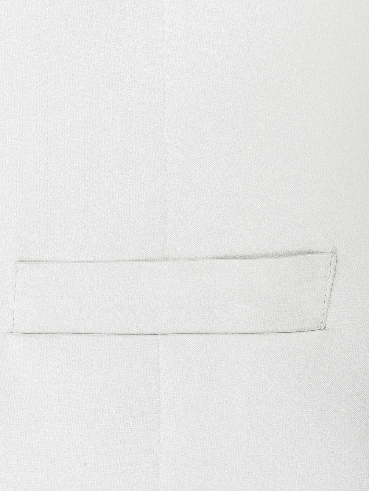 Двубортный жилет из шелка Luigi Bianchi Mantova  –  Деталь1  – Цвет:  Серый