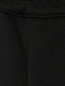 Трикотажные брюки с лампасами из бархата Helmut Lang  –  Деталь