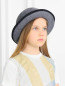 Шляпа из шерсти с контрастным декором MiMiSol  –  Модель Общий вид