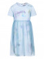 Платье с узором и сеткой Il Gufo  –  Общий вид