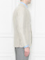 Пиджак однобортный из льна с узором "полоска" Belvest  –  МодельВерхНиз2