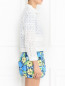 Жакет укороченный на пуговицах выполненный из перфорированной ткани Moschino Boutique  –  МодельВерхНиз2