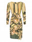 Платье из шелка с узором Alberta Ferretti  –  Общий вид