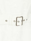 Платье из смешанного шелка с узором и поясом в комплекте Jil Sander  –  Деталь1