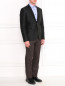 Легкий пиджак из шерсти с узором Emporio Armani  –  Модель Общий вид