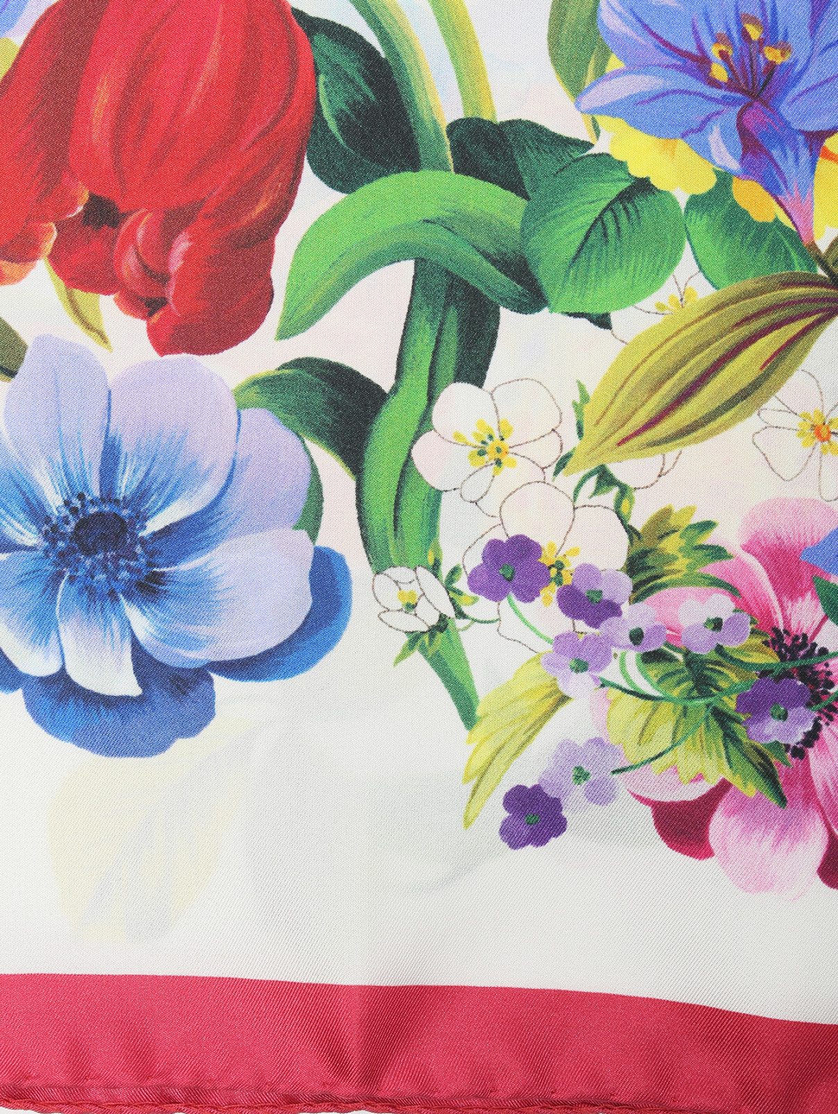 Платок из шелка с узором Weekend Max Mara  –  Деталь1  – Цвет:  Узор