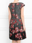 Платье-мини с цветочным узором Alberta Ferretti  –  Модель Верх-Низ1