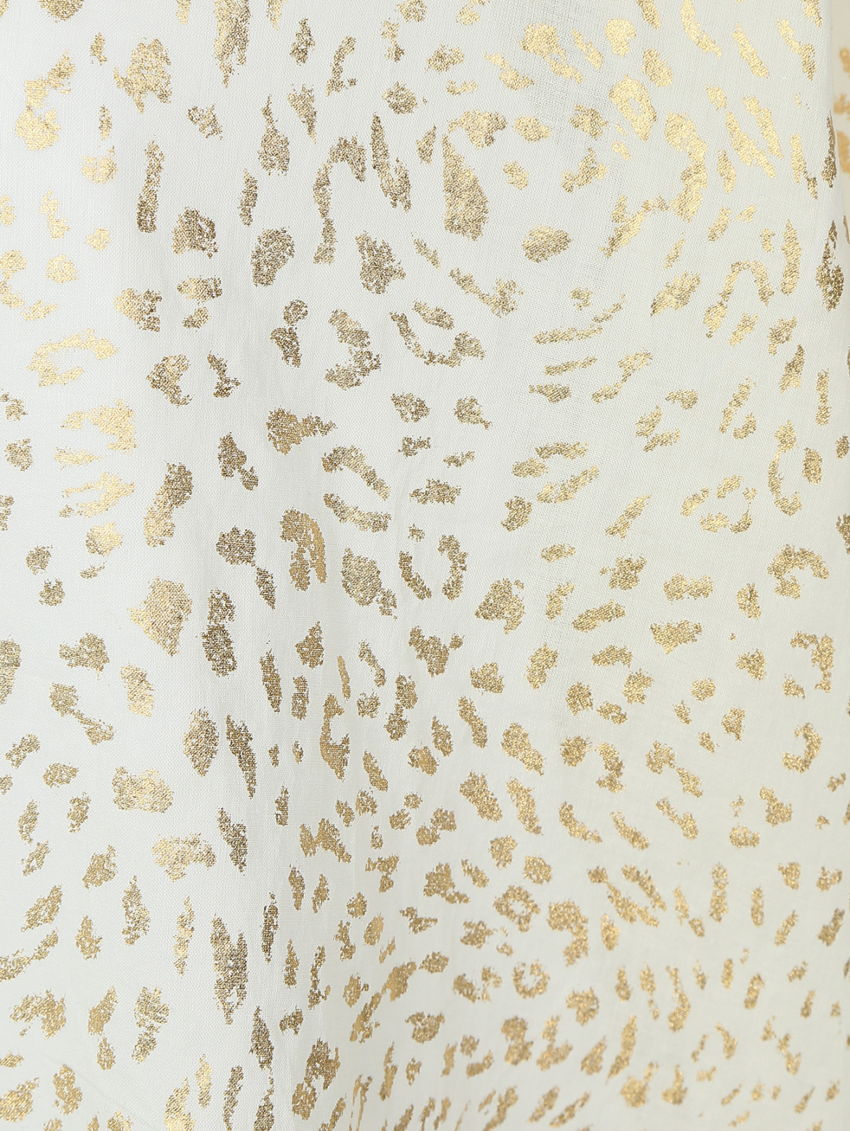 Блуза из хлопка с узором Marina Rinaldi  –  Деталь1  – Цвет:  Узор