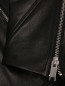 Куртка из гладкой кожи с металлической фурнитурой Dorothee Schumacher  –  Деталь1