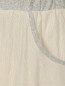 Юбка-миди из льна с боковыми карманами на кулиске Marina Sport  –  Деталь
