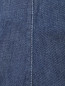 Укороченные джинсы из хлопка Persona by Marina Rinaldi  –  Деталь
