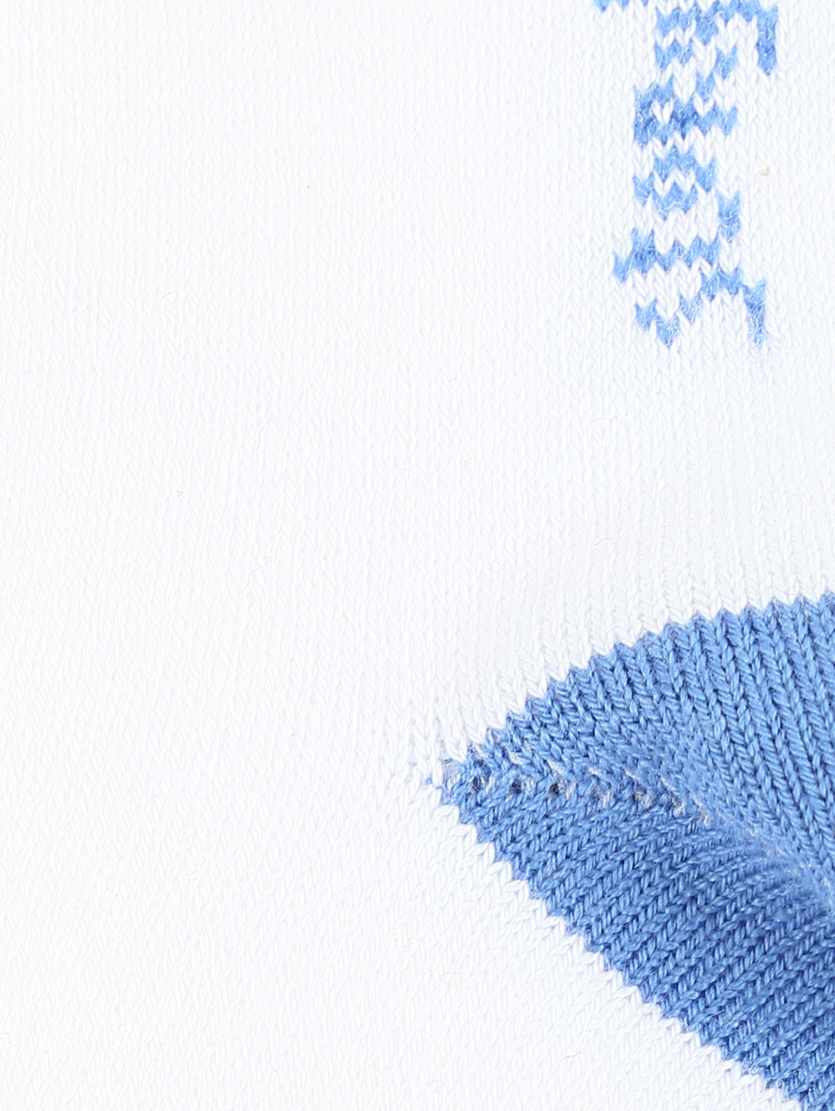 Носки из хлопка с контрастными вставками Story Loris  –  Деталь  – Цвет:  Белый