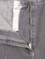 Джинсы прямого кроя с контрастной отстрочкой Marina Rinaldi  –  Деталь1