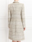 Пальто из льна и хлопка с узором Alberta Ferretti  –  Модель Верх-Низ1