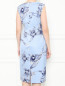 Платье-футляр с цветочным узором Marina Rinaldi  –  МодельВерхНиз1