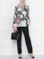 Блуза  с цветочным узором Dorothee Schumacher  –  МодельОбщийВид