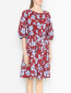 Трикотажное платье с цветочным узором Weekend Max Mara  –  МодельВерхНиз
