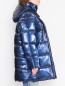 Удлиненная куртка с утеплителем и капюшоном Persona by Marina Rinaldi  –  МодельВерхНиз2