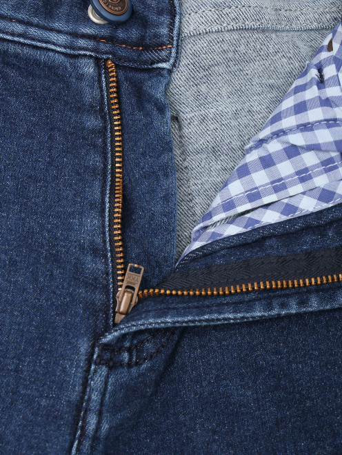 Однотонные джинсы из хлопка - Деталь1