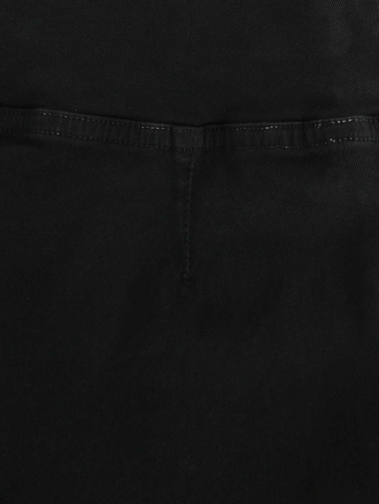 Легинсы из хлопка Ermanno Scervino  –  Деталь1  – Цвет:  Черный