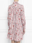 Платье-рубашка из хлопка с цветочным узором Antonio Marras  –  МодельВерхНиз1