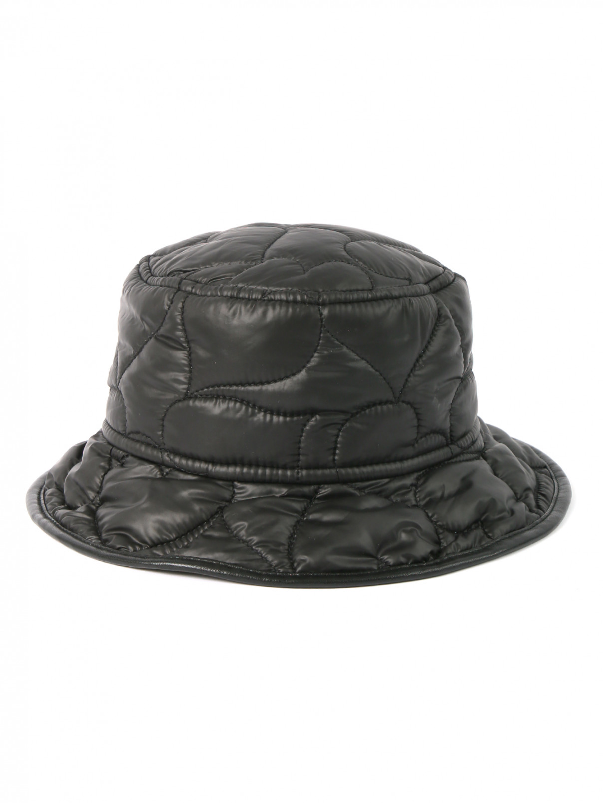 Шляпка стеганая MiMiSol  –  Общий вид  – Цвет:  Черный