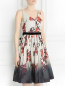 Платье-сарафан из хлопка с узором Marc Jacobs  –  Модель Верх-Низ