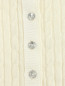 Кардиган ажурной вязки декорированный кружевом MiMiSol  –  Деталь