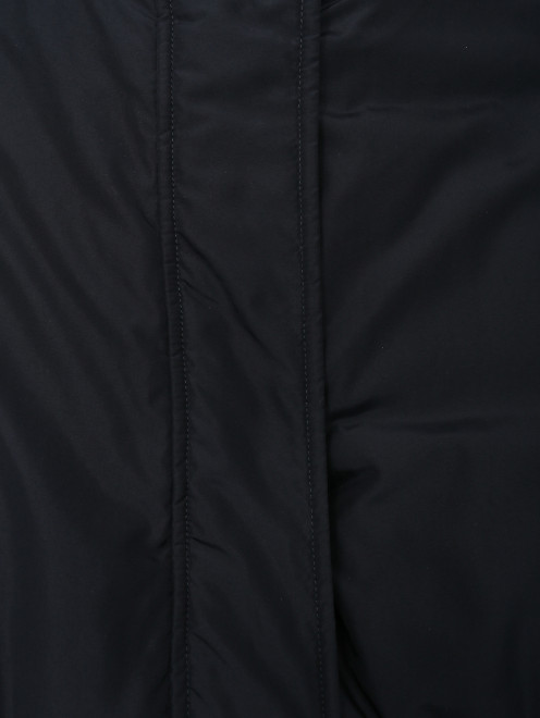 Комбинированная куртка с поясом - Деталь1