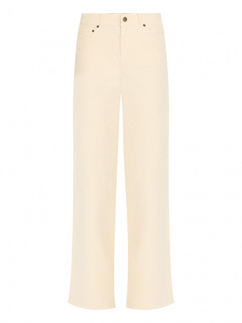 Вельветовые брюки широкого кроя Max&Co - Общий вид