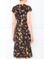 Платье с асимметричным низом и цветочным принтом Moschino Cheap&Chic  –  Модель Верх-Низ1