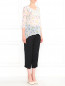 Блуза из шелка с цветочным узором Dondup  –  Модель Общий вид