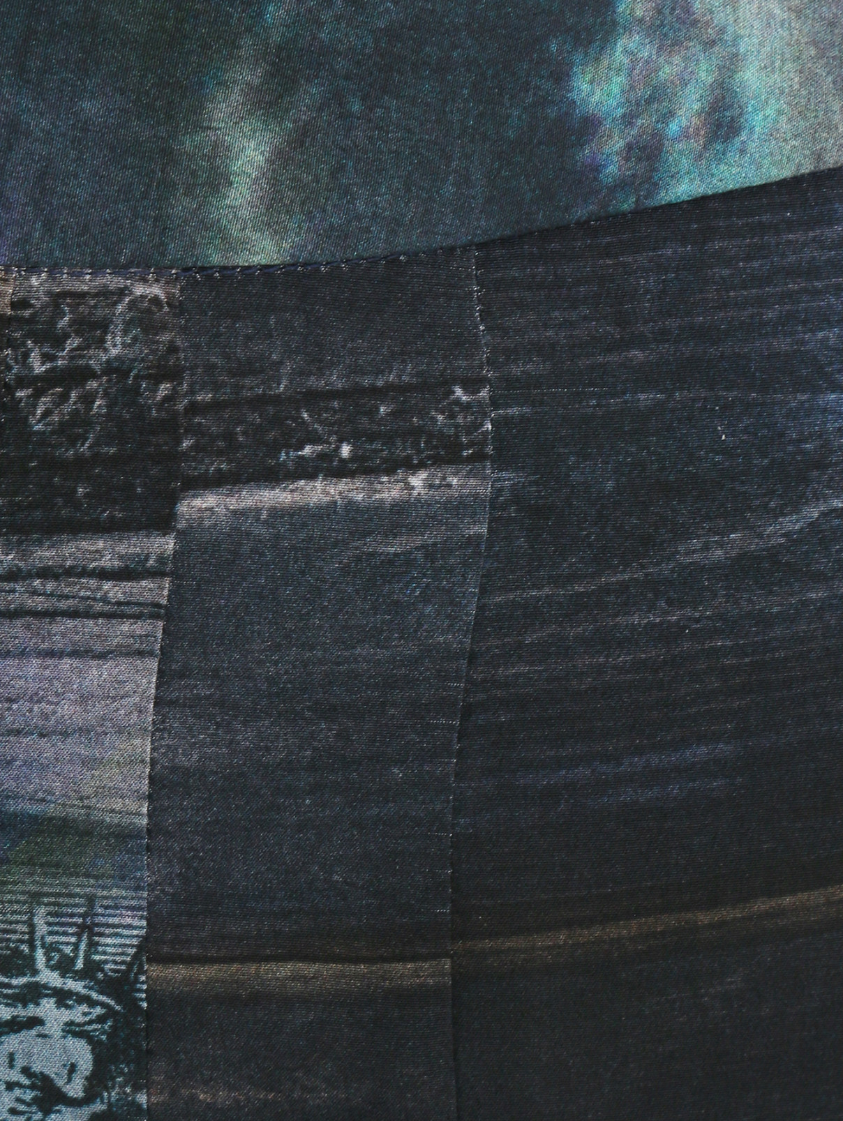 Юбка-макси из шелка с абстрактным узором Alberta Ferretti  –  Деталь1  – Цвет:  Узор