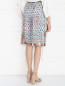 Плиссированная юбка с цветочным узором Manoush  –  Модель Верх-Низ1