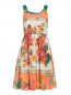 Платье из смешанного хлопка с цветочным узором Antonio Marras  –  Общий вид