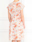 Платье-мини из шелк с цветочным узором Paul&Joe  –  Модель Верх-Низ1
