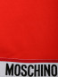 Свитшот из хлопка с принтом на резинке Moschino Underwear  –  Деталь1