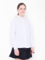 Хлопковая блуза с отложным воротником Aletta Couture  –  МодельВерхНиз