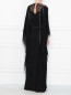 Платье-макси с кружевной отделкой Zuhair Murad  –  МодельВерхНиз1