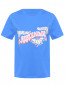 Трикотажная футболка с принтом Weekend Max Mara  –  Общий вид